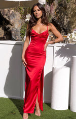 Honey Red Maxi Dress - PRE ORDER Image