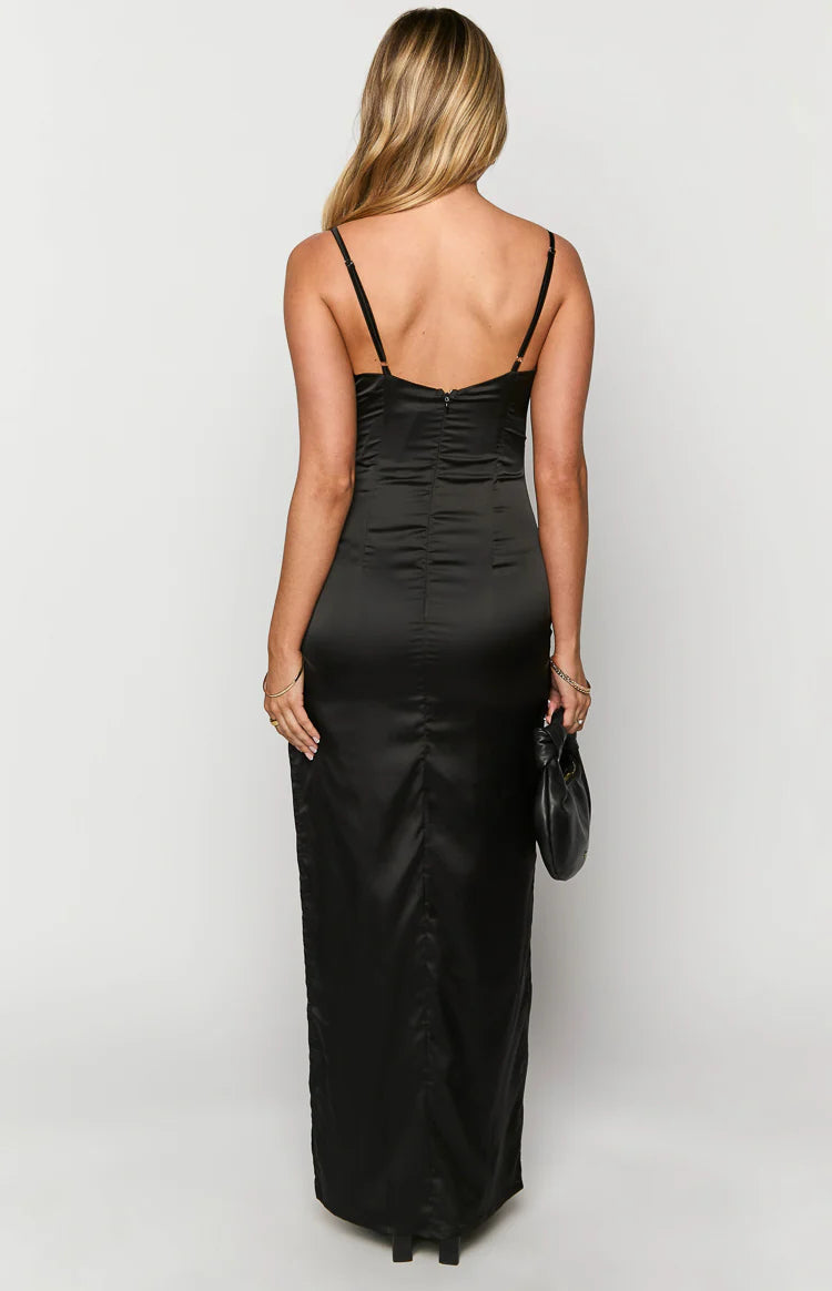 Honey Black Maxi Dress - US 4 | Beginning Boutique Exclusive Honey Black Maxi Dress - US 4 | Beginning Boutique Exclusive