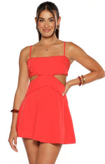 Josie Red Mini Dress