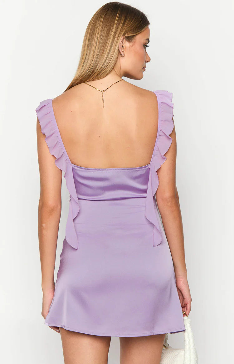 sailing day mini dress lilac Sailing Day Mini Dress Champagne Size M from Hello Molly