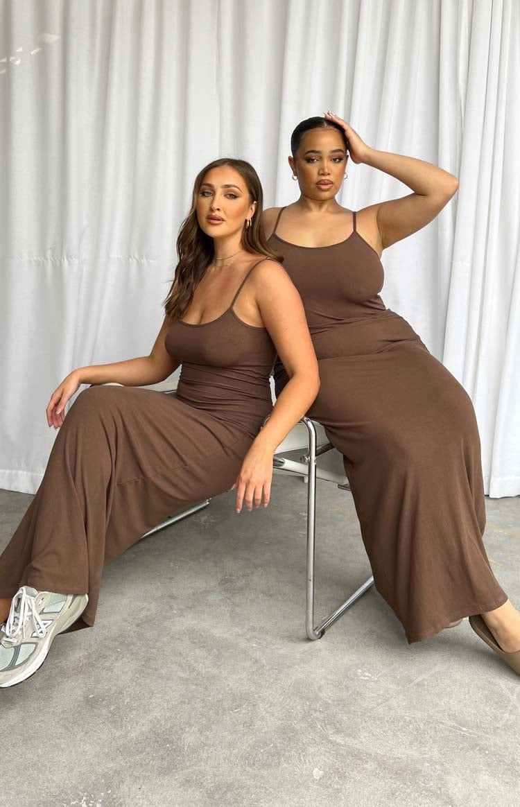 women's dresses brown Melrose Brown Maxi Dress - 12