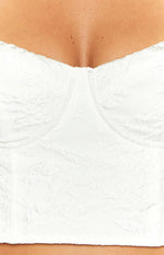 Sailor White Corset Top