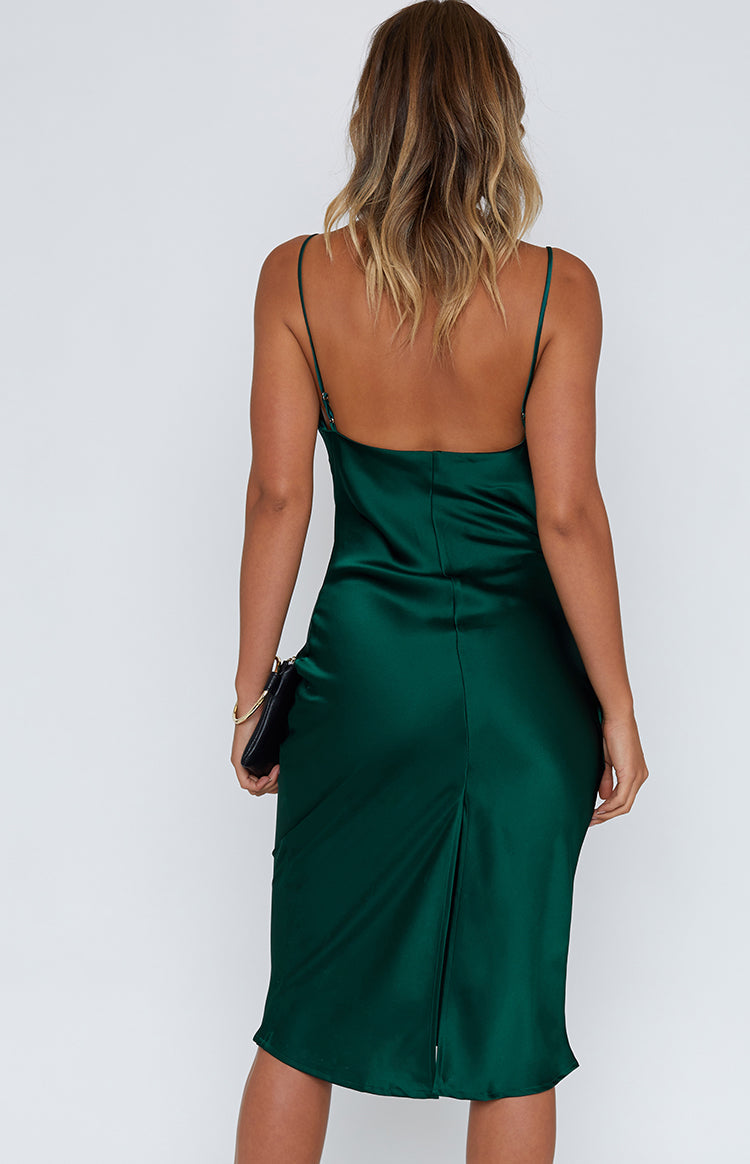 Schiffer Slip Midi Dress Emerald Image