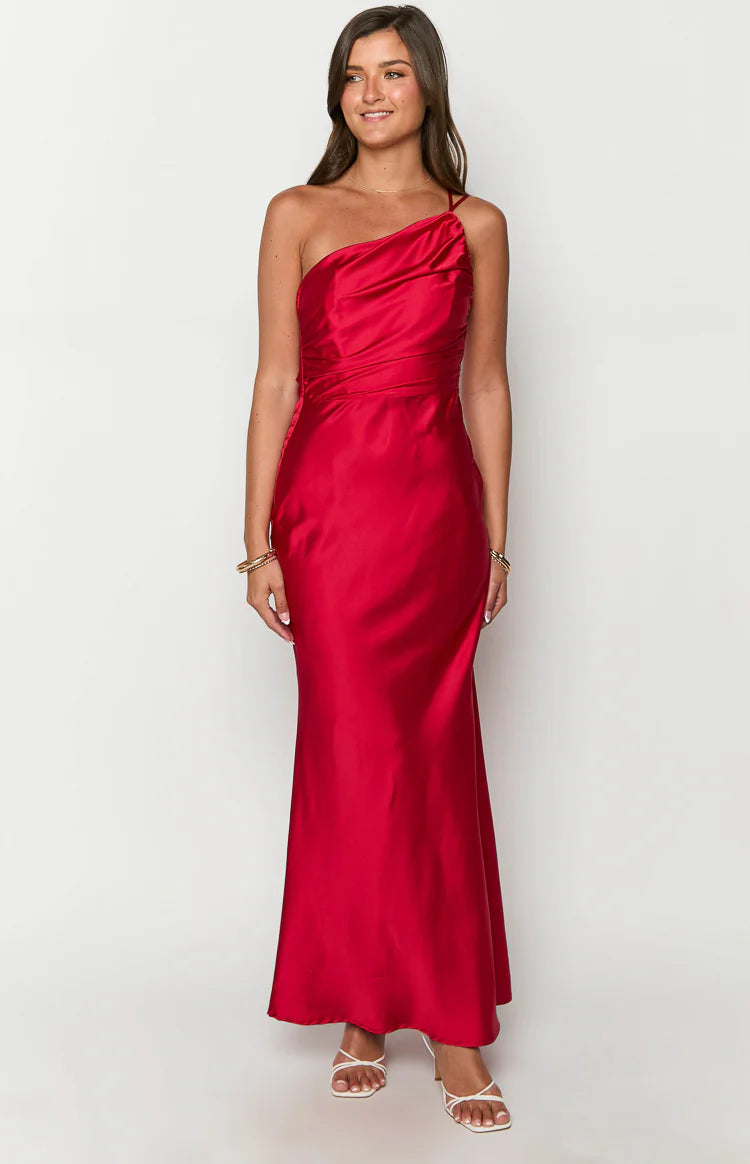 slim fit dress slacks Embellished Long Prom Dress: Jessica Angel 2401 Red / 2XSmall