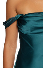 Zoella Teal Off The Shoulder Mini Dress Image