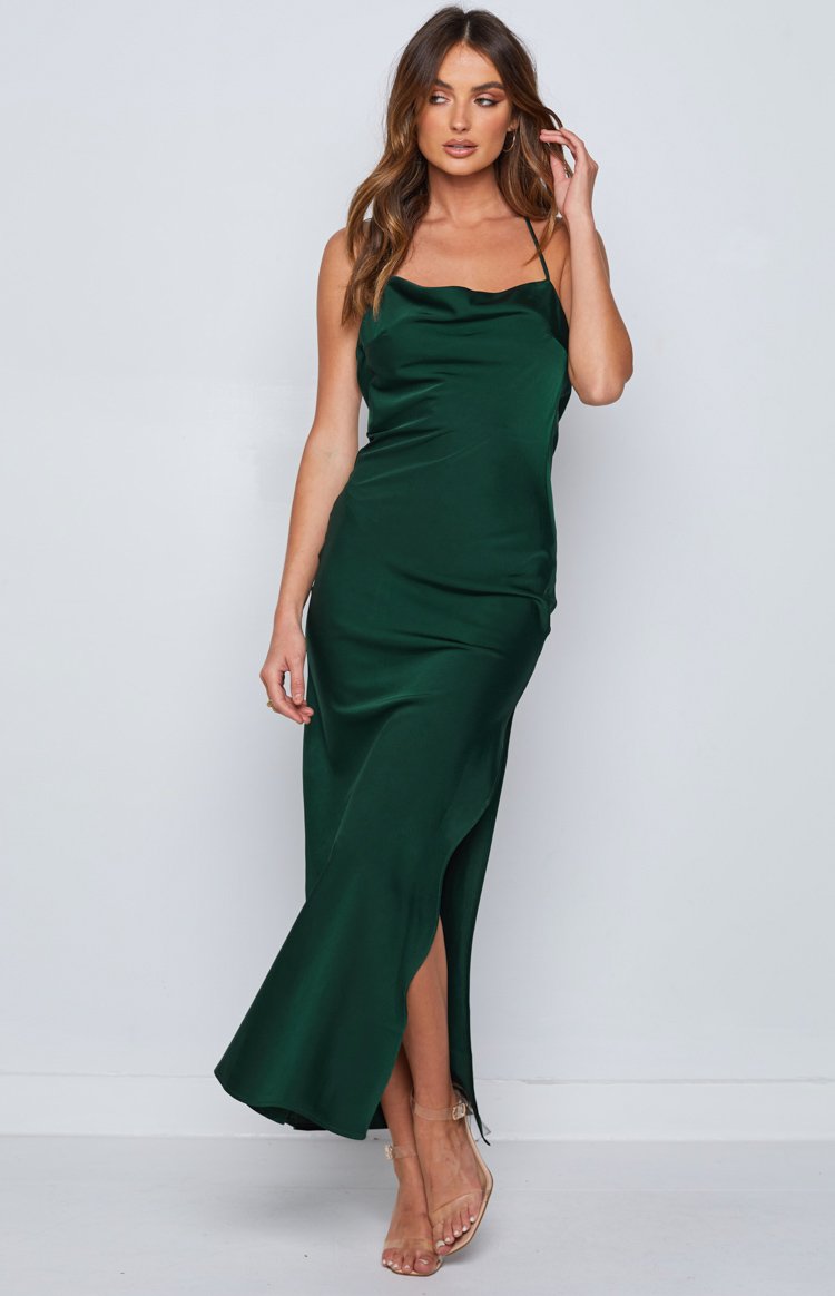 Adina Emerald Maxi Formal Dress Image