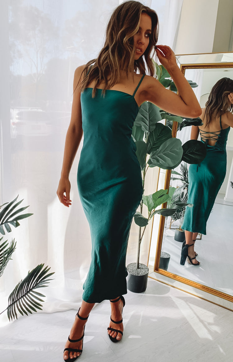 Amaryllis Dress Emerald Image