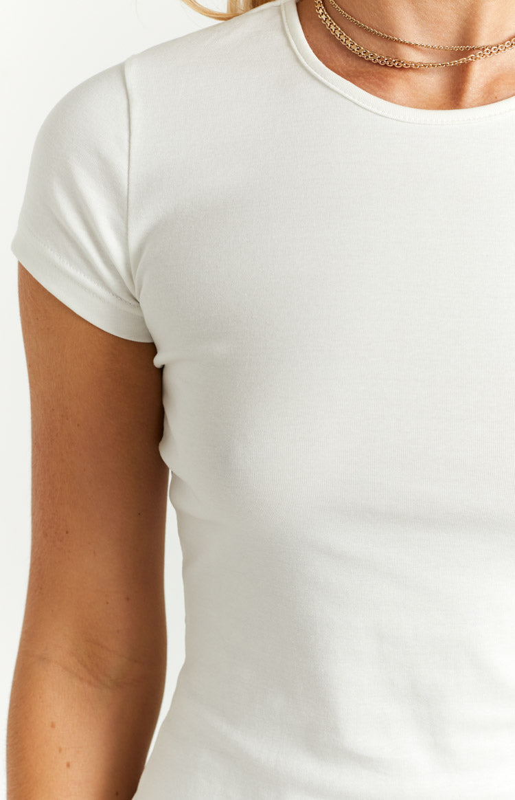Arden White T-Shirt Mini Dress Image