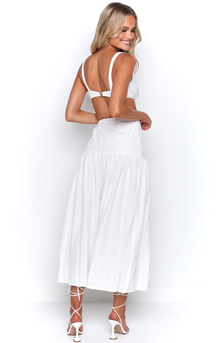Aurelia White Maxi Dress Image