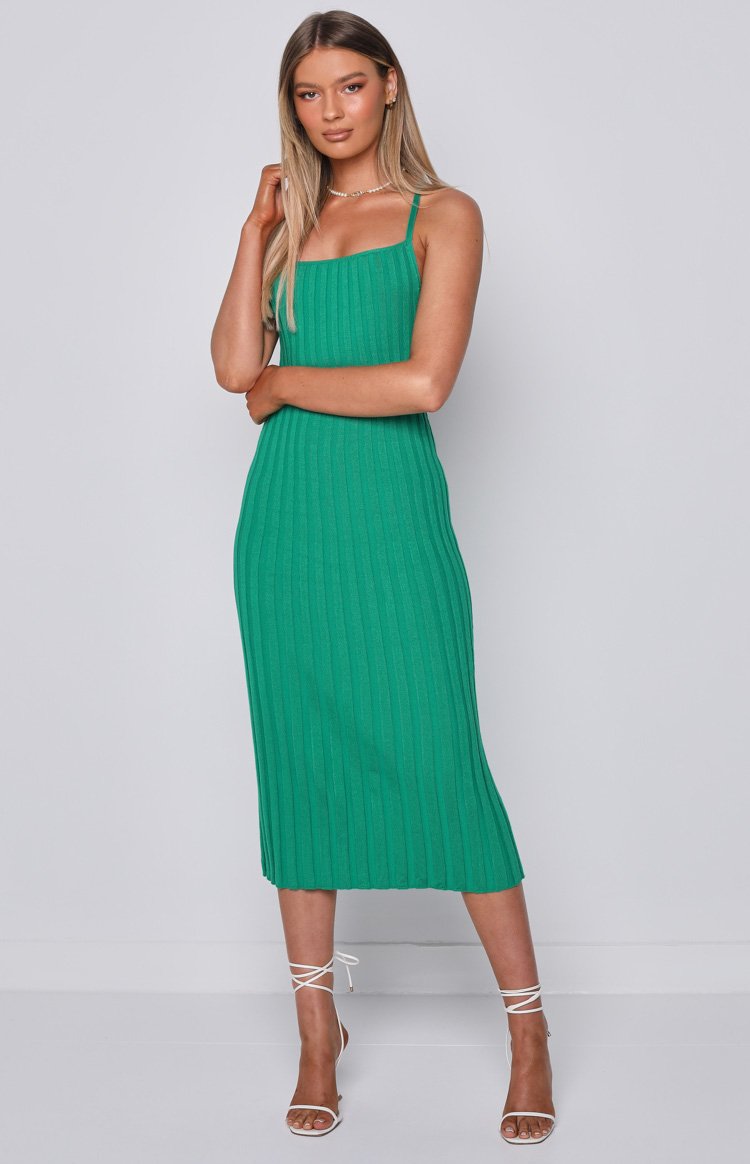 Camilla Green Midi Dress – Beginning Boutique US