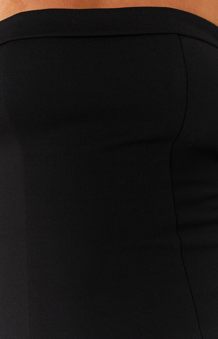 Carminia Black Mini Dress Image