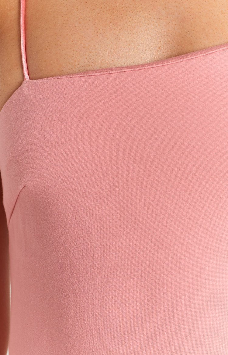 Cecilia Bodycon Midi Dress Pink Image