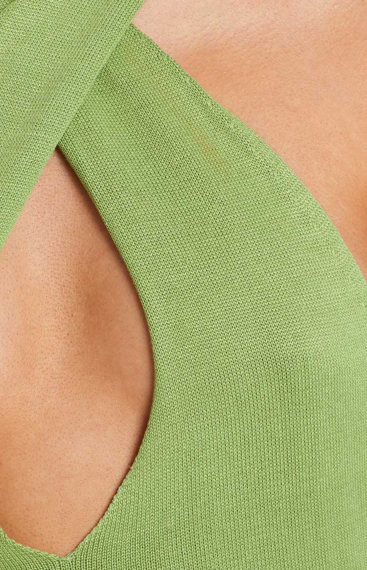 Flirtini Halter Dress Green Image