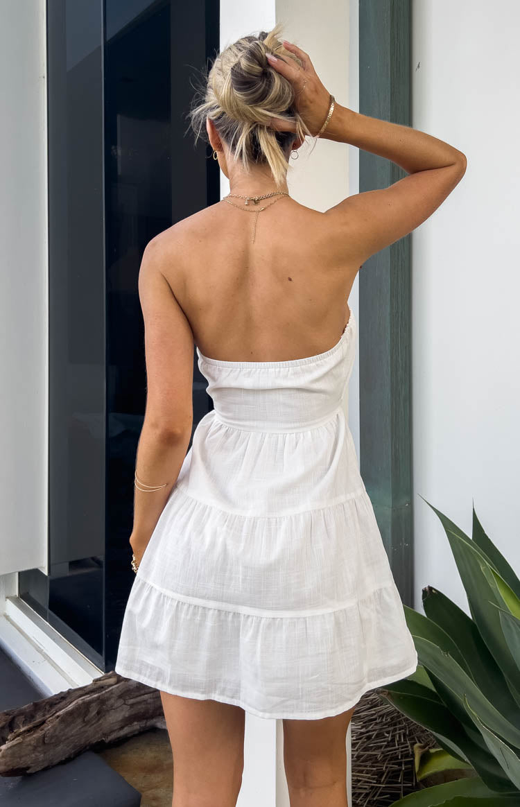 Georgia White Strapless Mini Dress Image