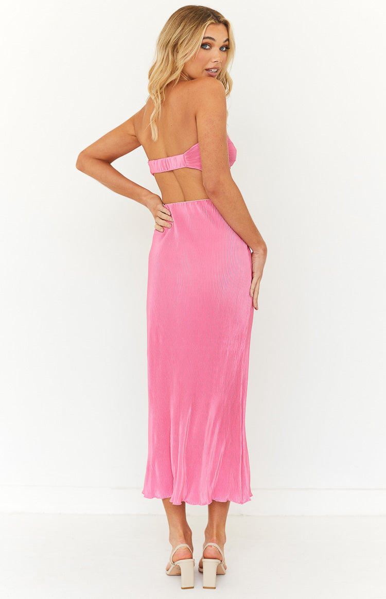 Ira Pink Midi Skirt Image