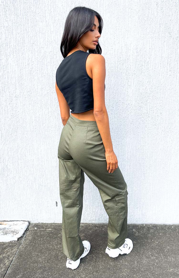 High Street Vintage Cargo Jeans Olive Green Plus Size Straight Pants  Women's Stitching Loose Mid Waist Trousers Baggy Jeans 4xl - Jeans -  AliExpress