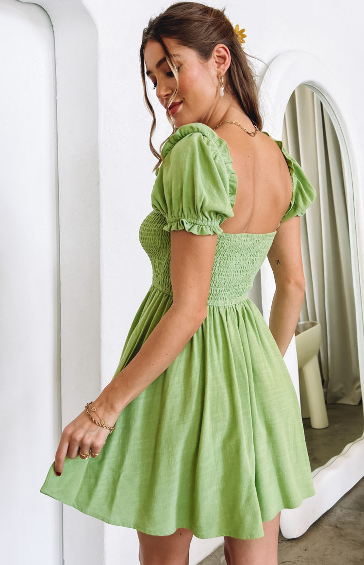 Kharis Green Mini Dress Image