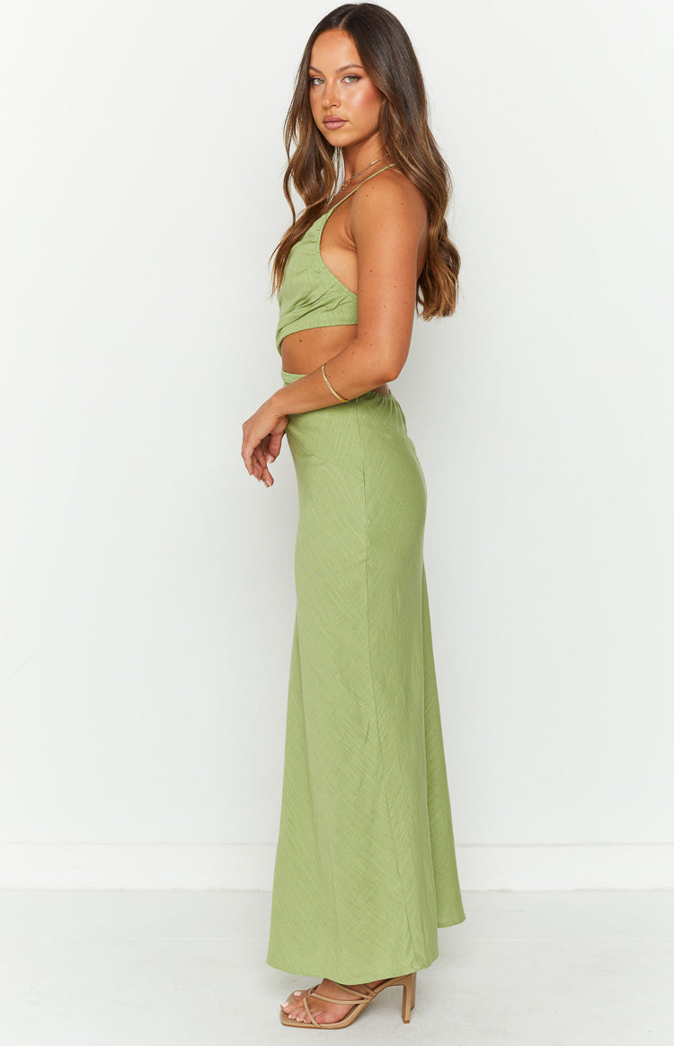 Lene Green Maxi Dress Image
