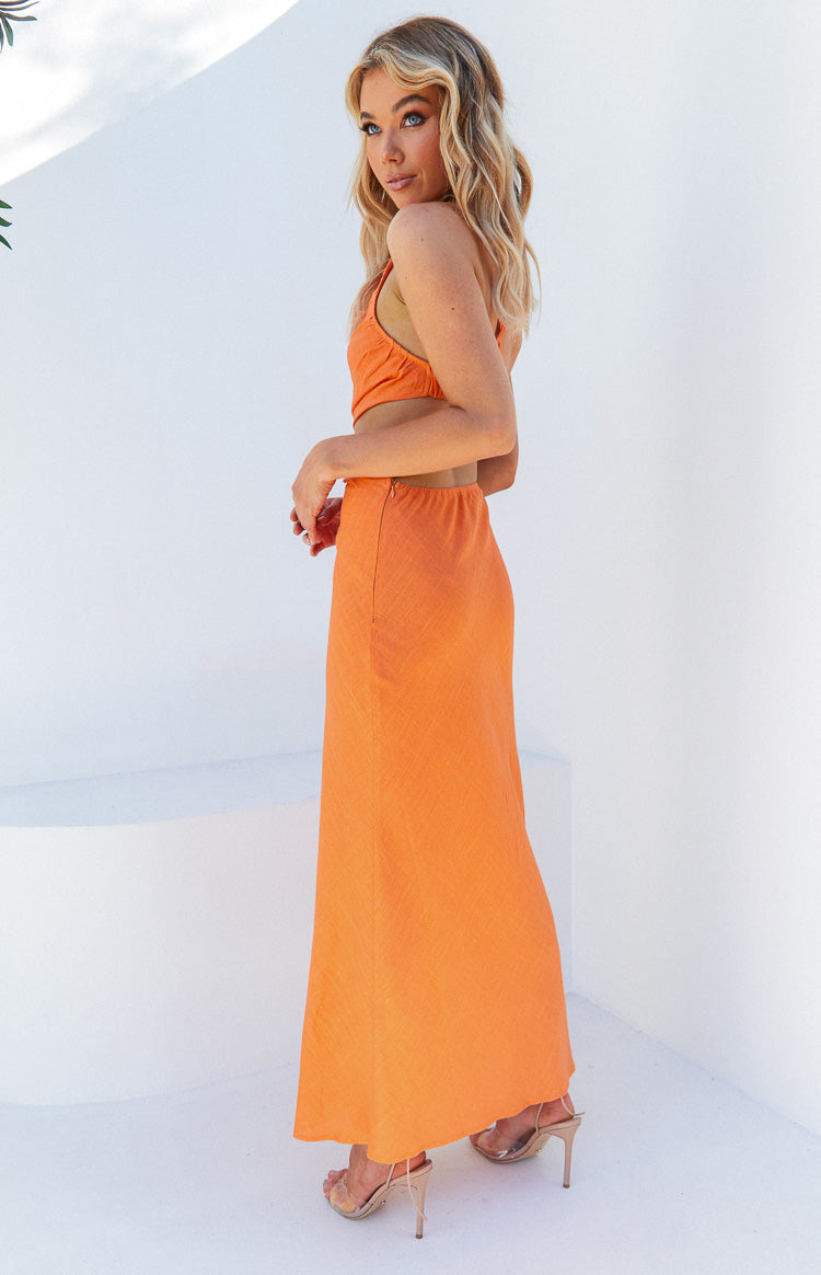 Lene Orange Maxi Dress Image