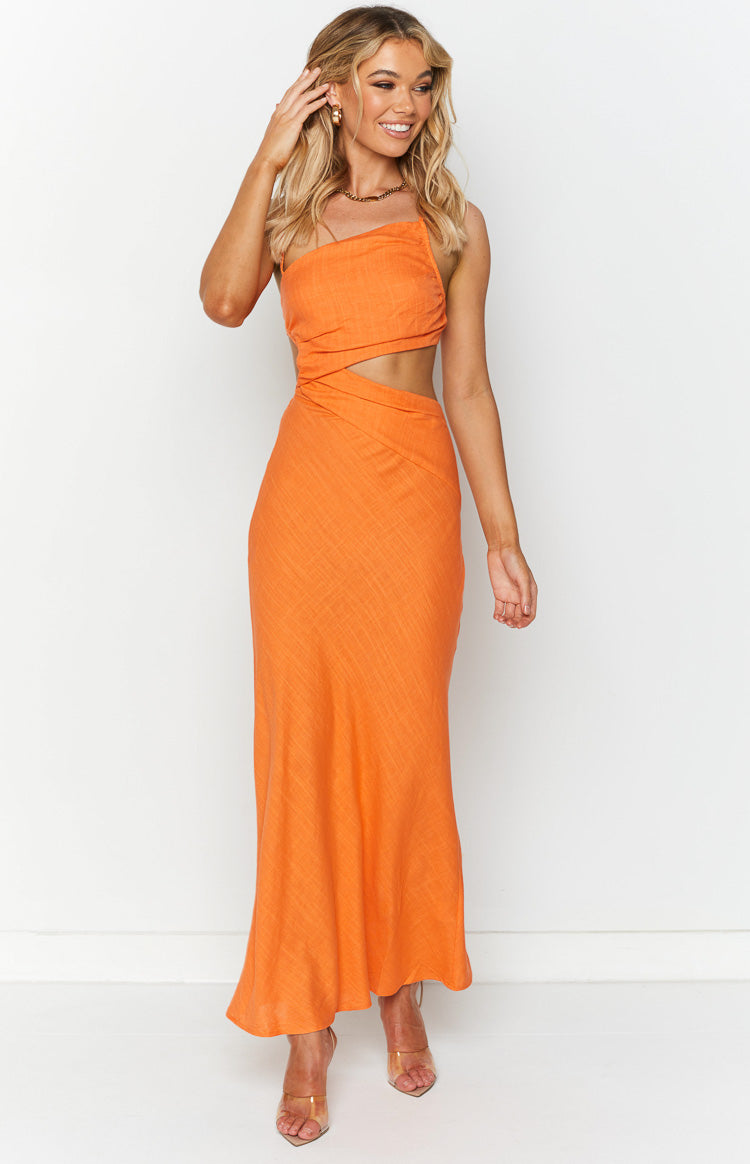 Lene Orange Maxi Dress Image