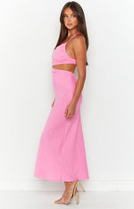 Lene Pink Maxi Dress – Beginning Boutique US