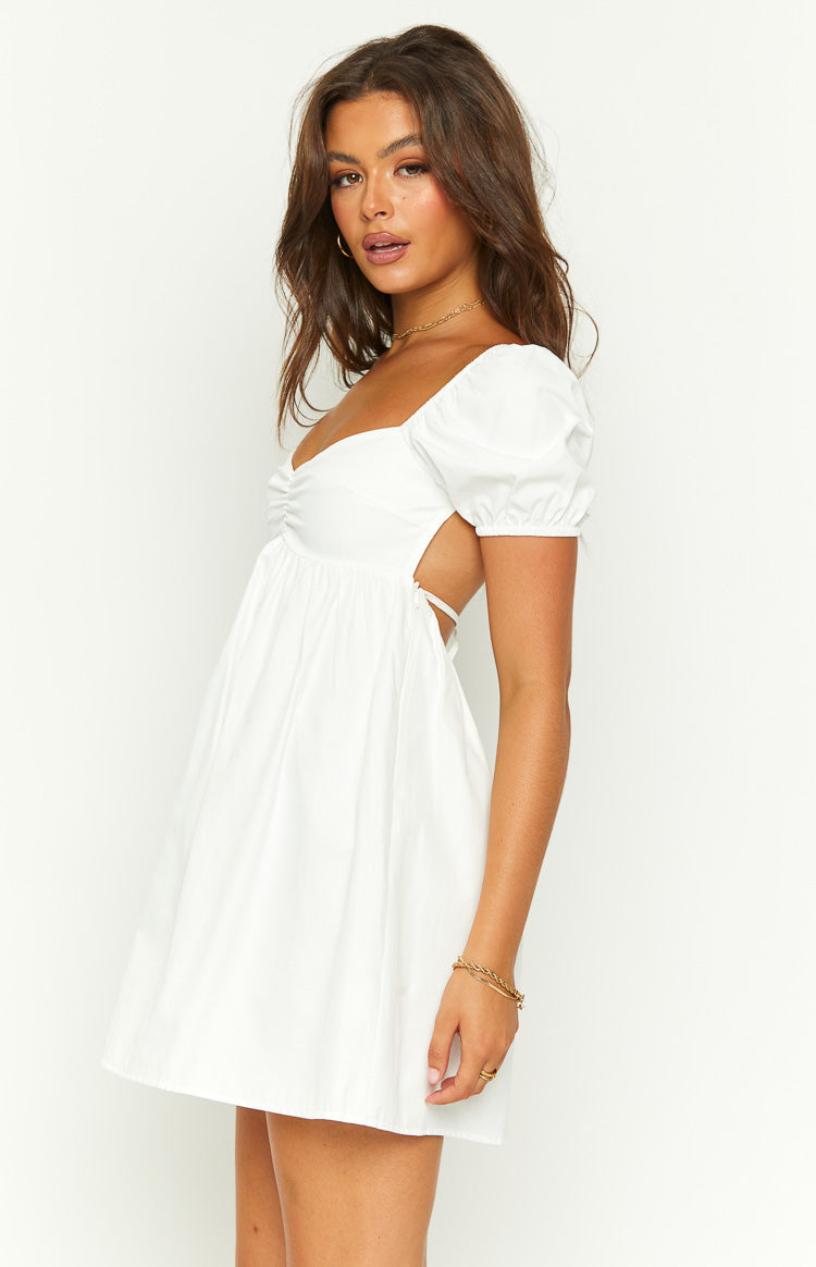 Love Me White Mini Dress Image
