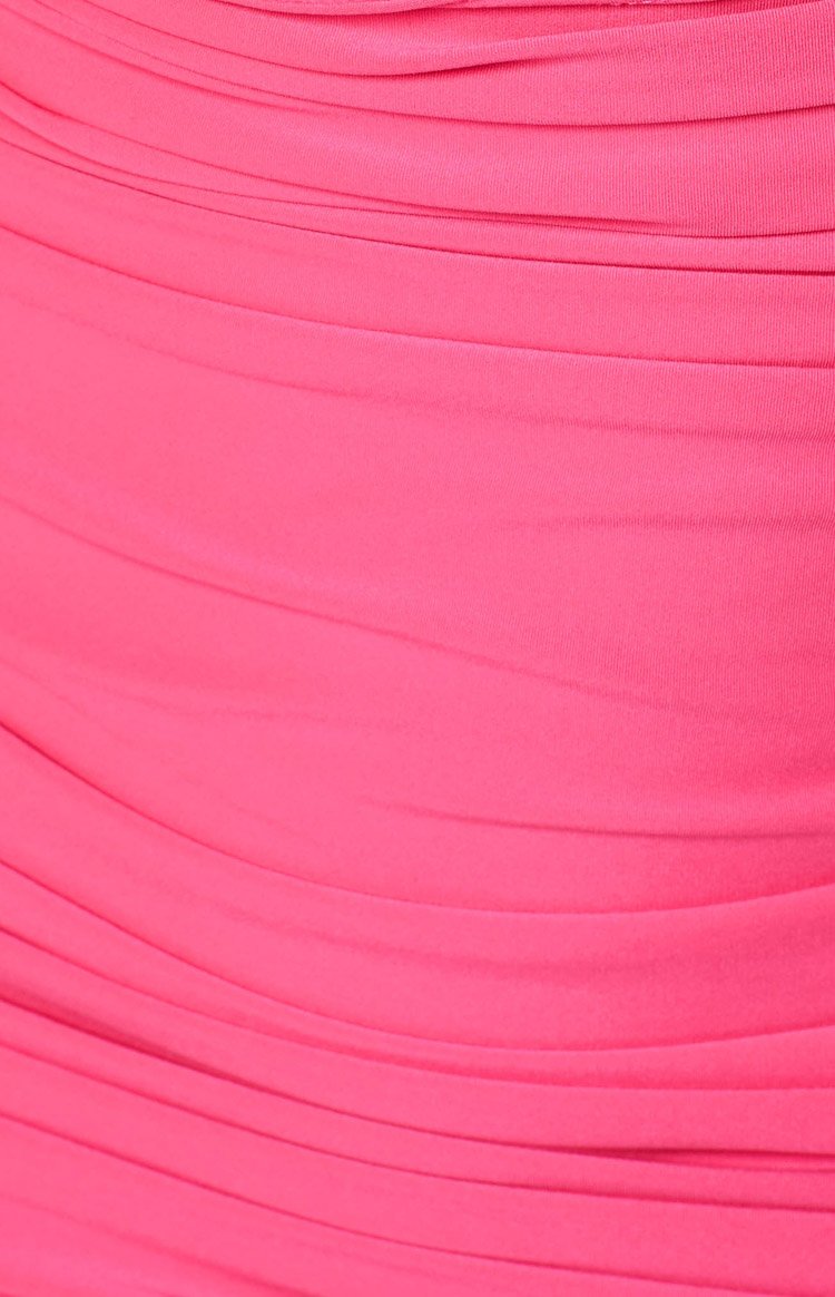 Mae Pink Cross Neck Mini Dress – Beginning Boutique US