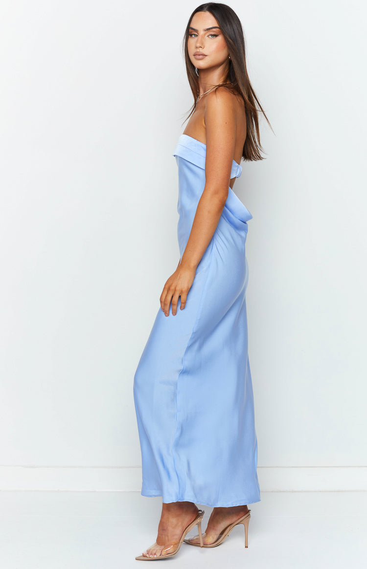 Maiah Blue Maxi Dress Image