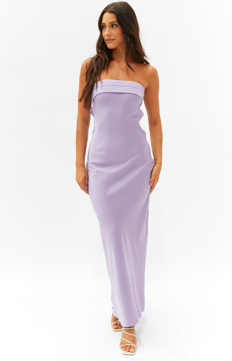 Maiah Lilac Maxi Dress – Beginning Boutique US