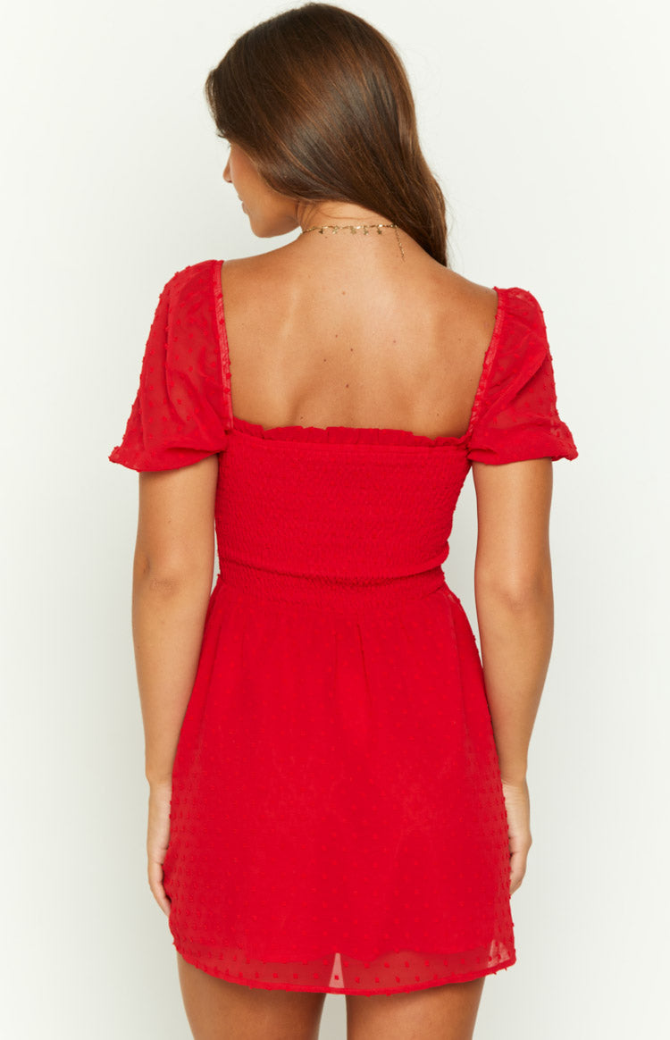 Noel Red Mini Dress Image