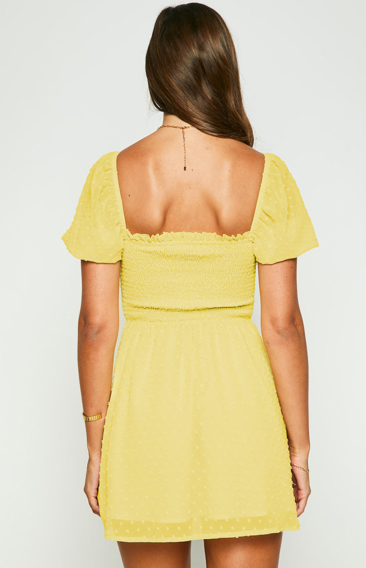 Noel Yellow Mini Dress Image