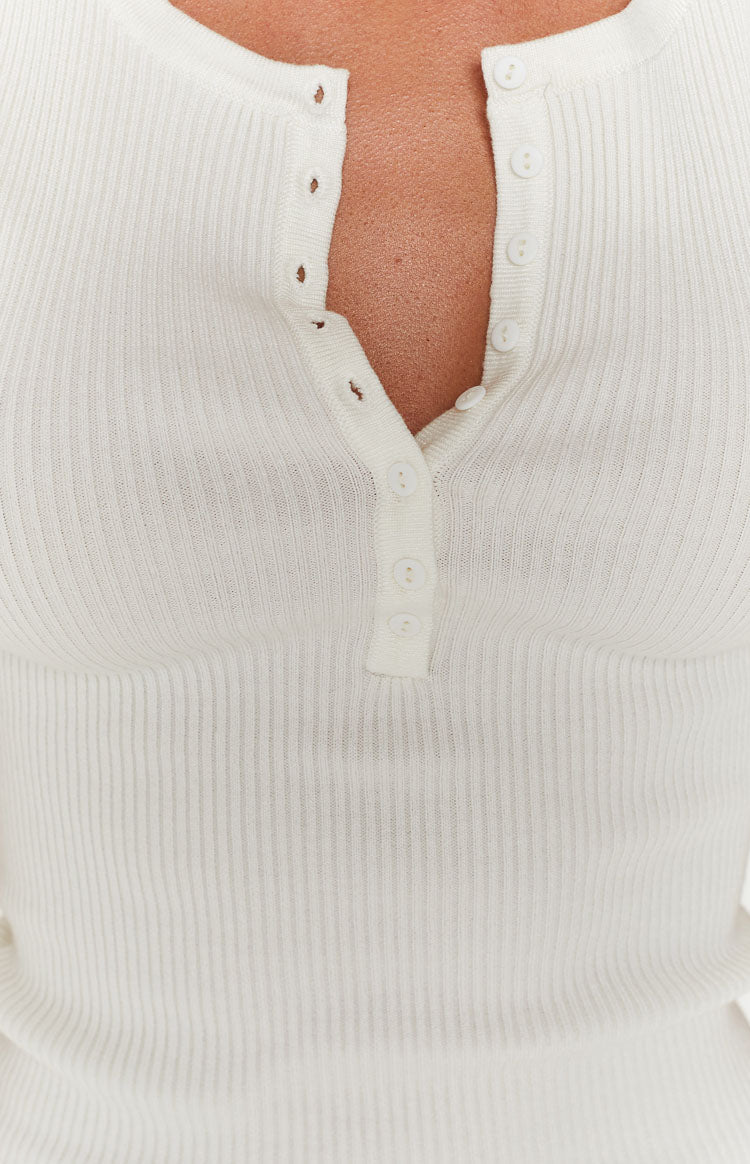 Oracle White Button Mini Dress Image