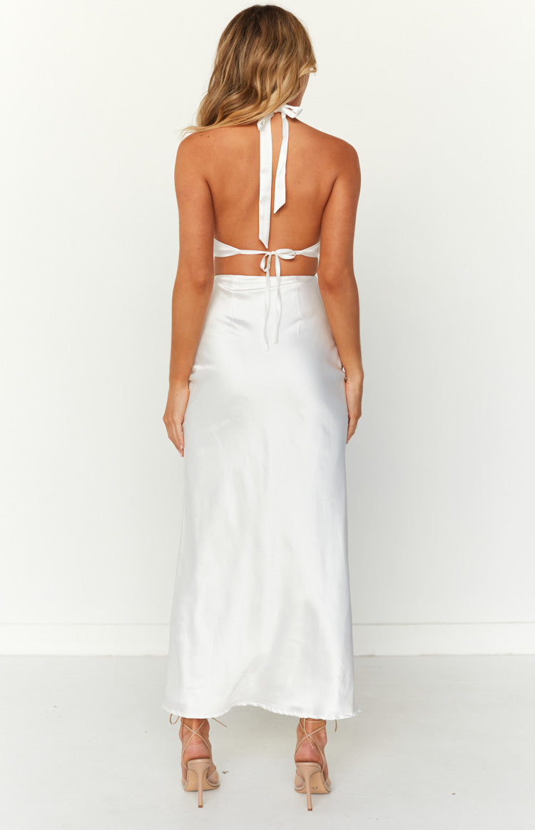 Orchid White Maxi Dress Image