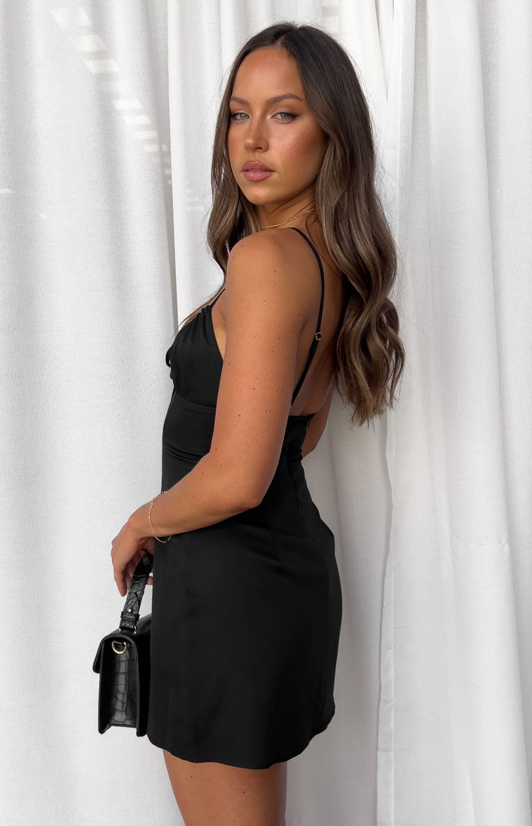 Rhodes Black Mini Dress Beginning Boutique US