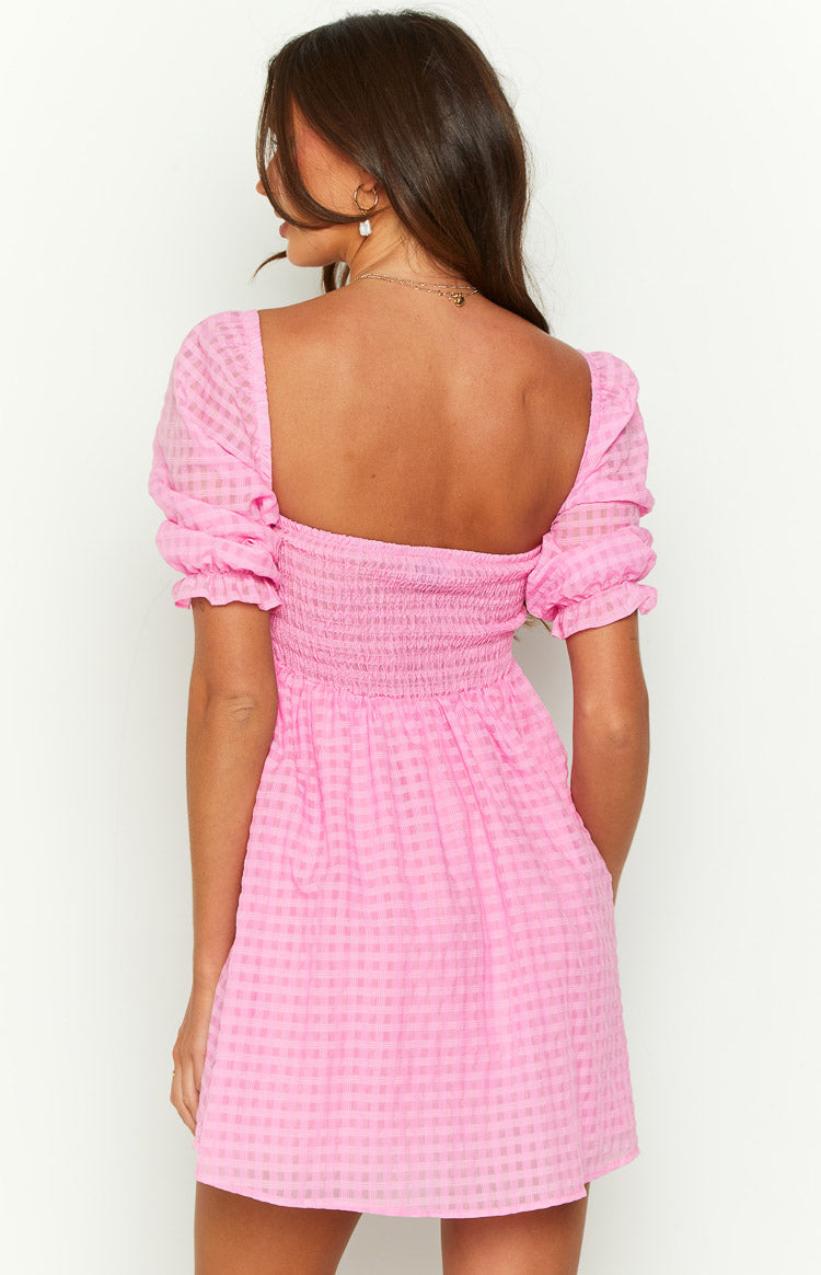 Rubi Pink Babydoll Mini Dress, | Shop Mini Dresses by Beginning Boutique