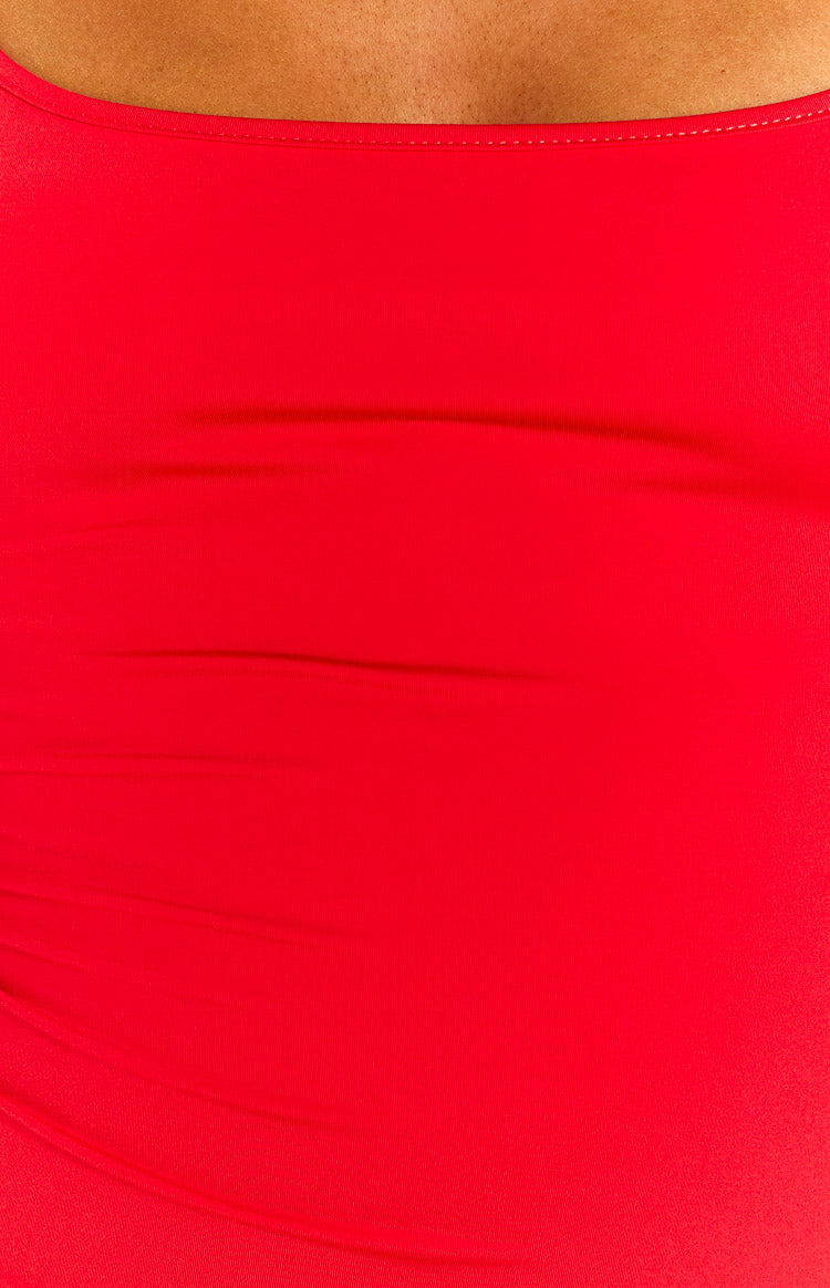 Sidewalk Red Mini Dress Image