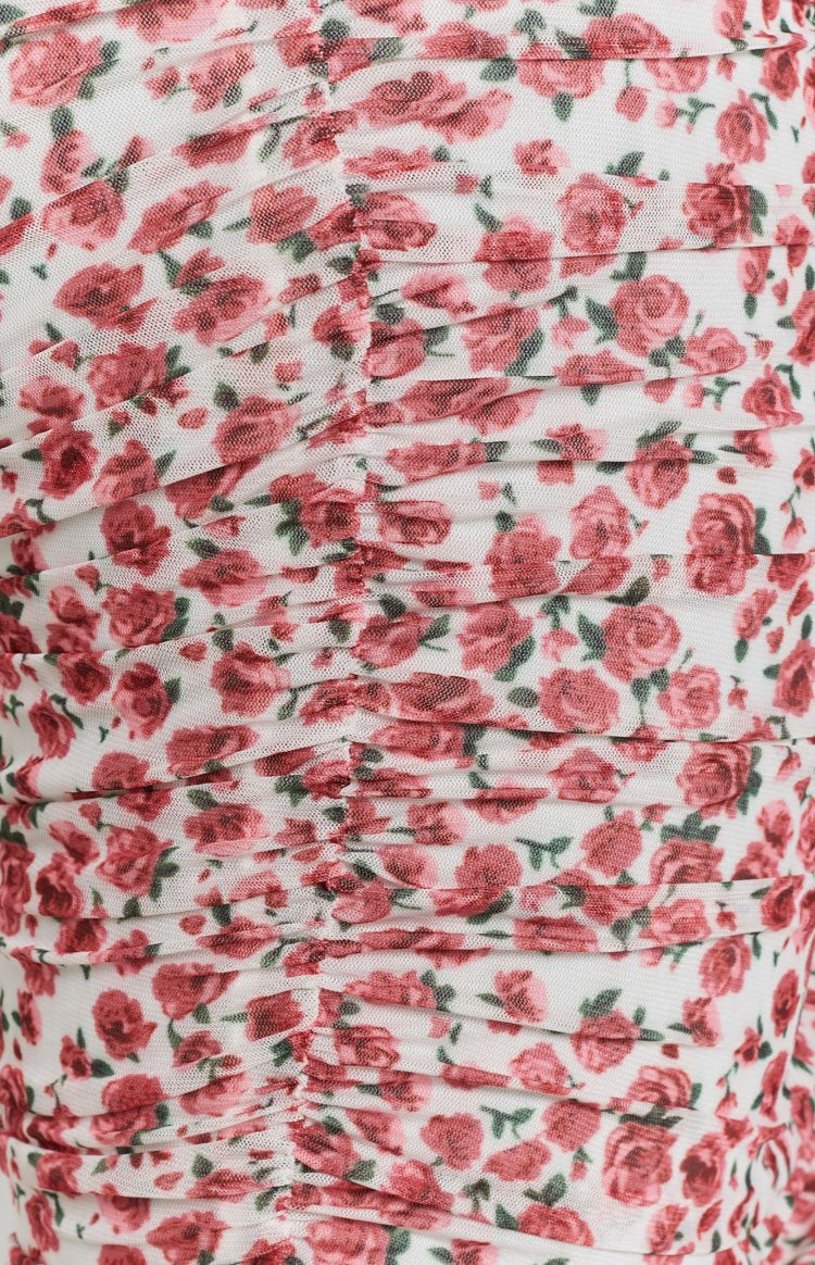 Stepford Midi Dress Rose Print Image