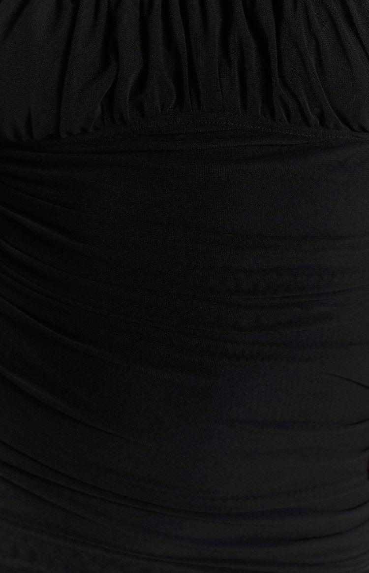 Topaz Mini Dress Black – Beginning Boutique US