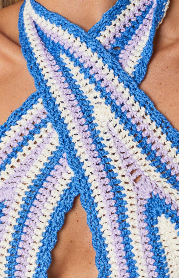 Whitsundays Knit Dress Blue Image