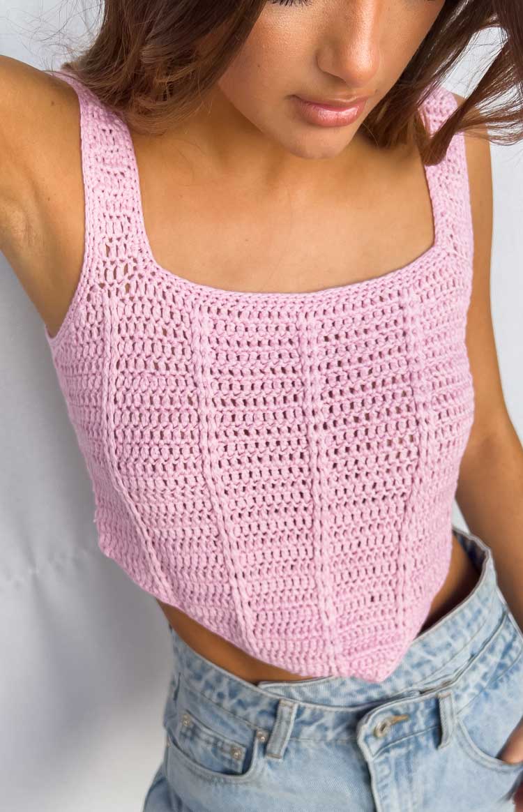 Easy Crochet Corset Top Tutorial, Crochet Crop Top