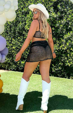 Starman Black Sparkle Bralette