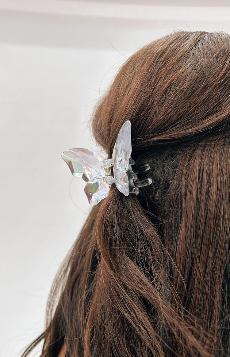 Butterfly Iridescent Claw Clip – Beginning Boutique US