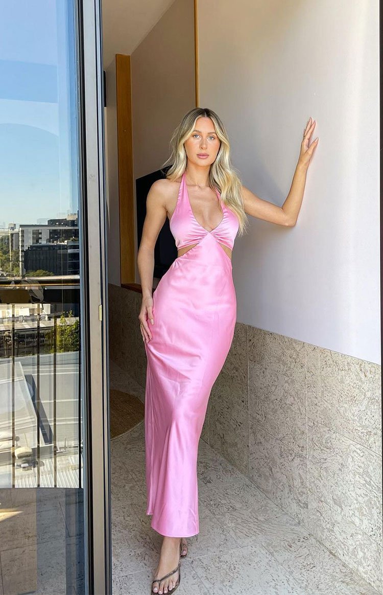 Orchid Pink Maxi Dress Image